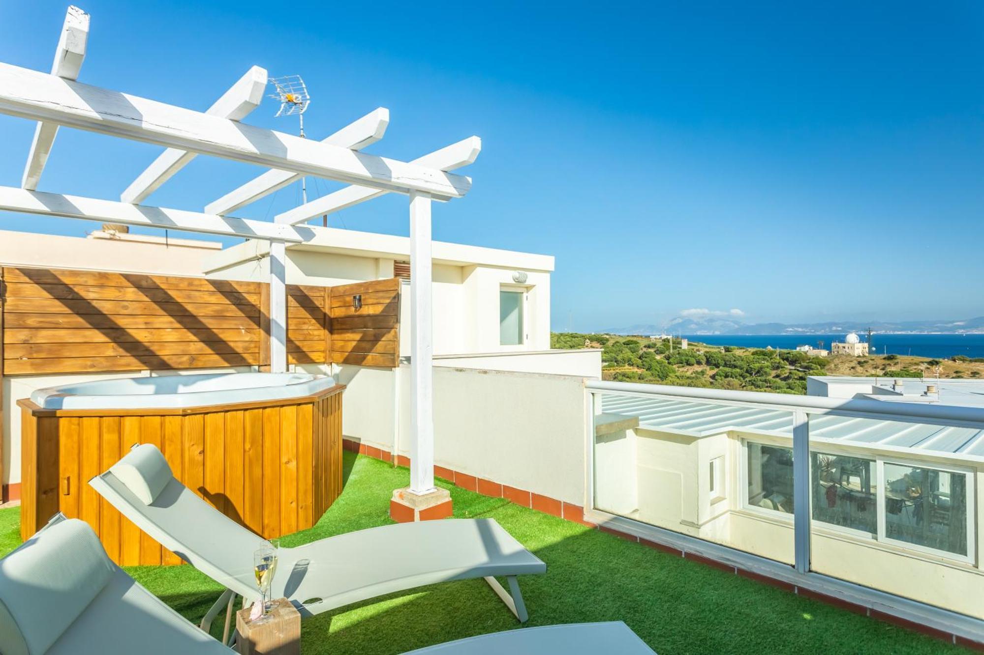 Terrace With Panoramic Views On Sea & Africa Apartamento